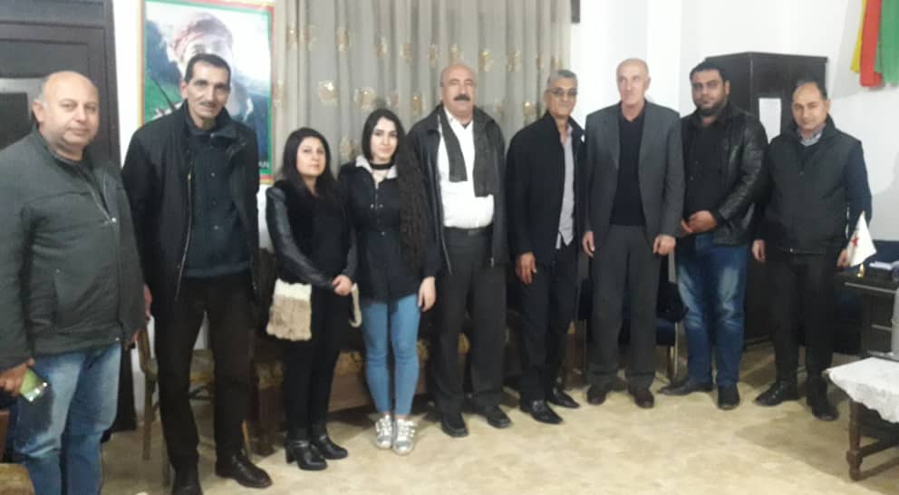 Photo of A delegation from the Syriac Union congratulates our party for convening its eighth conference