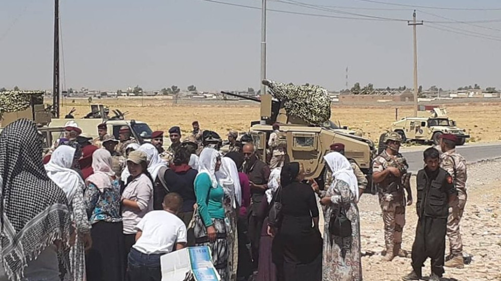 Photo of بعد القصف العراق تحتج والمخيم محاصر من قبل حكومة الإقليم   
