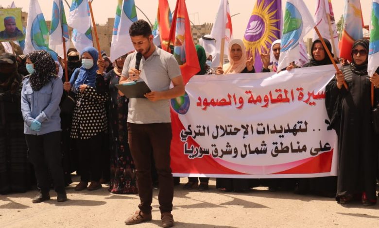 Photo of حزبنا يشارك بالمسيرة الجماهرية في إقليم الرقة