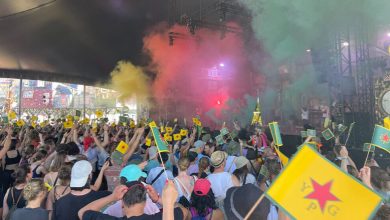 Photo of أعلام YPG و YPJ ترتفع في مهرجان Fusion بألمانيا تمجيداً لثورة روج آفا