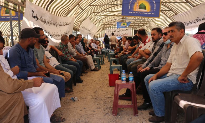 Photo of الـ PYD يشارك بخيمة الاعتصام في إقليم الرقة
