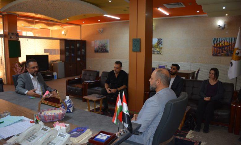 Photo of وفد من ممثلية الـPYD يلتقي بمسؤولين للمديرية العامة للثقافة والفن في السليمانية