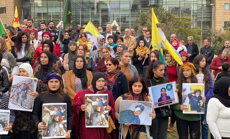 Photo of أبناء الجالية الكردية في لبنان يعتصمون أمام مبنى الأمم المتحدة