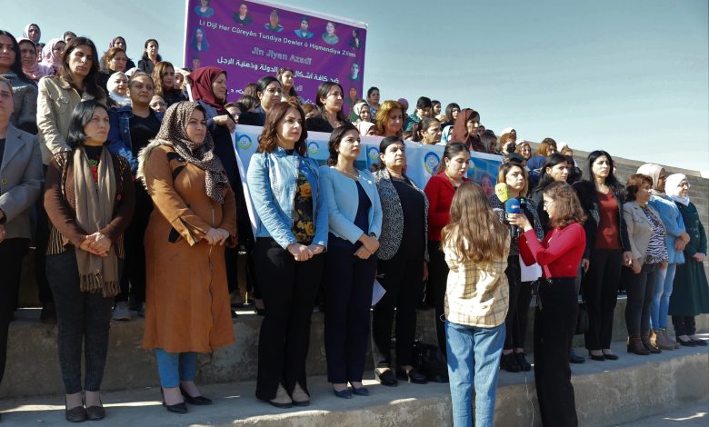 Photo of ​​​​​​​​​​​​​​منصة الفعاليات المشتركة في شمال وشرق سوريا تكشف برنامج فعاليات اليوم العالمي لمناهضة العنف ضد المرأة