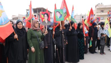 Photo of أعضاء حزبنا في إقليم منبج يشاركون بمسيرة جماهيرية