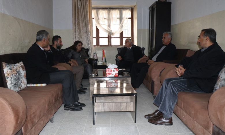 Photo of وفد من علاقات حزبنا يزور حزب الوحدة الديمقراطي الكردي في سوريا (يكيتي)