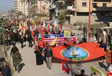 Photo of الـ PYD يشارك بمسيرة حاشدة في الرقة ضد العدوان التركي