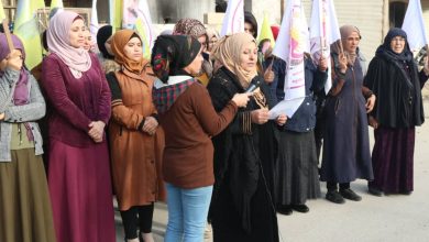 Photo of تجمع نساء زنوبيا في منبج يدين الهجمات التركية على مناطق شمال وشرق سوريا